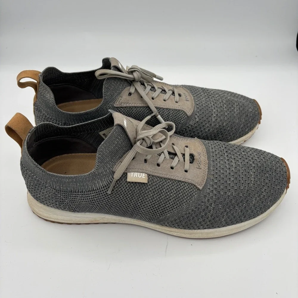 True Linkswear‎ Knit II Golf Shoes Mens Sz M12 Gray Spandex Knit Sneakers
